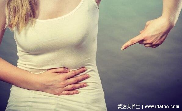 女性左下腹疼痛位置图，多半是盆腔炎附件炎等妇科炎症导致的