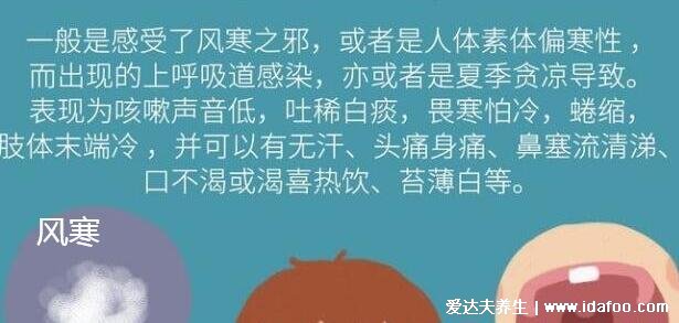 流鼻涕变好的三个过程，先是清鼻涕再变浓鼻涕(风热风寒区分图)