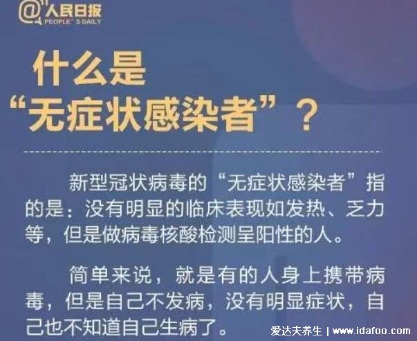 无症状感染者和确诊病例的区别，在于有无临床症状(可变为有症状)