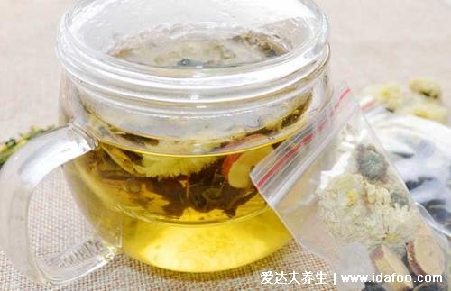 金银花茶和菊花茶有什么区别，一个清肺火一个降肝火