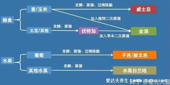 白兰地和威士忌的区别，白兰地是水果酒颜色金黄不加冰(4方面)