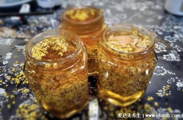 桂花怎么处理后可以食用，做成干桂花和桂花蜂蜜酱能直接吃