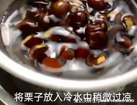 生板栗怎么去皮和壳，板栗切两刀隔水蒸焖很好剥(3个方法有视频)